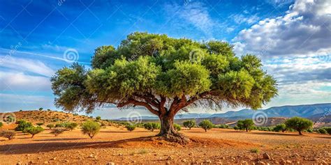 Argan tree landscape in Morocco