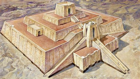 Ziggourat mésopotamienne, un temple imposant