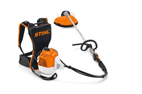 Illustration d'une débroussailleuse STIHL avec flèche pointant vers le décompresseur