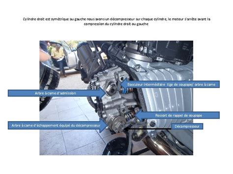 Vue rapprochée d'un bouton de décompresseur sur un moteur