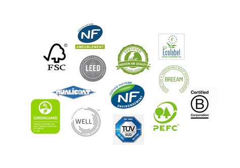 documents légaux et labels environnementaux