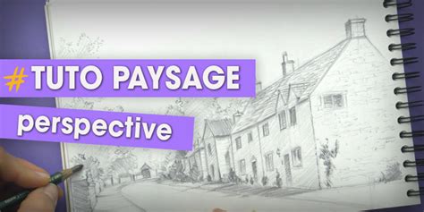 Diagramme montrant la perspective dans un paysage