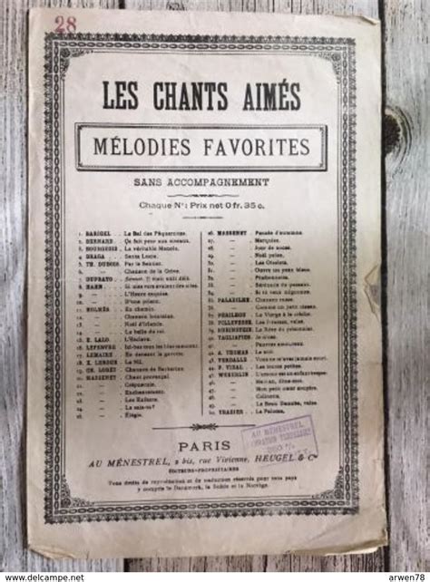 Partitions musicales anciennes de chants révolutionnaires français