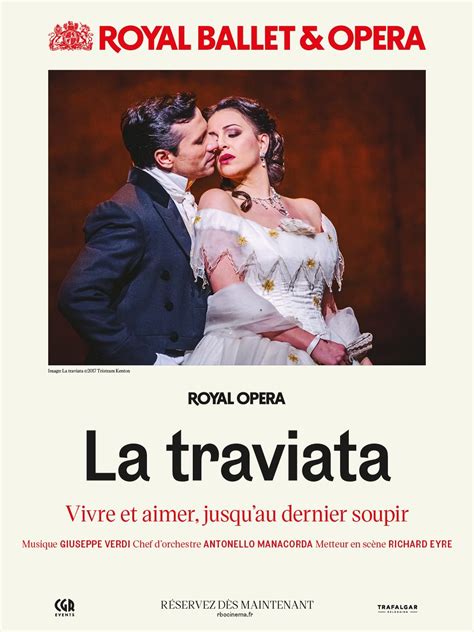 Affiche d'opéra de Verdi représentant une scène patriotique