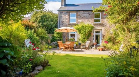 Maison propre et jardin entretenu