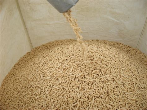 Granulés de bois en vrac