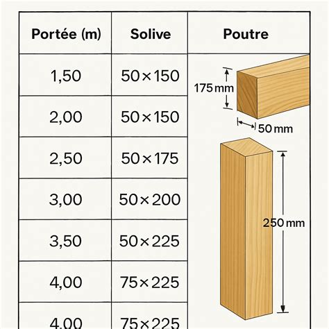 Poutres lamellées-collées en bois