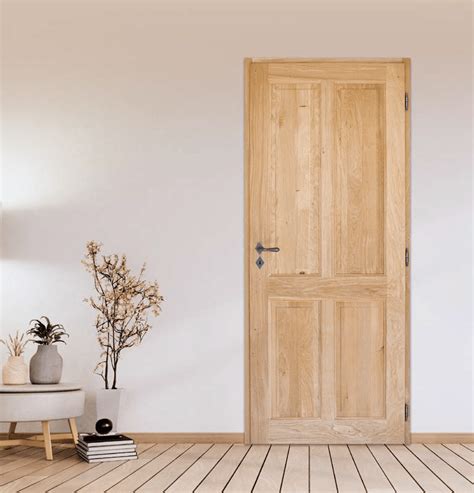 Porte intérieure en bois massif