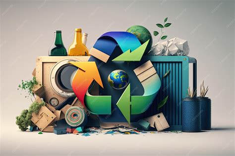Image d'emballages de produits écologiques en matériaux recyclés