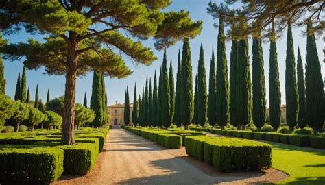 Cyprès de Provence dans un jardin méditerranéen