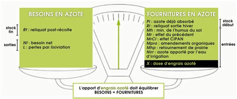 Infographie sur le calcul du bilan azoté