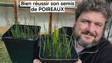 Semis de poireaux