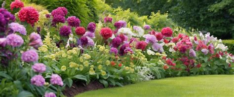 Exemple de bordure de fleurs contrastée