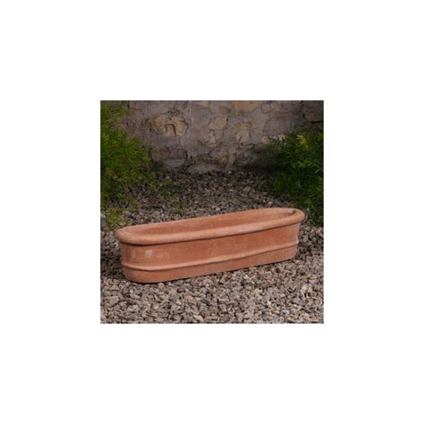 jardinière ovale en terre cuite