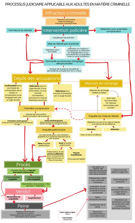 Diagramme du processus judiciaire de retrait d'autorité parentale