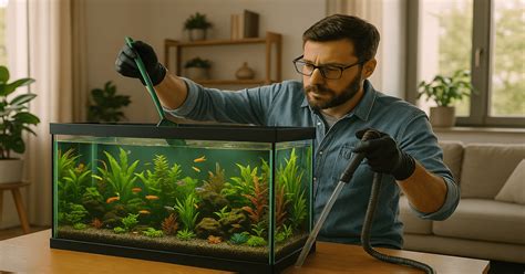 entretien d'un aquarium d'eau douce
