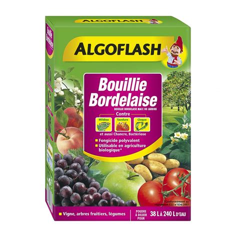 bouillie bordelaise en pulvérisation