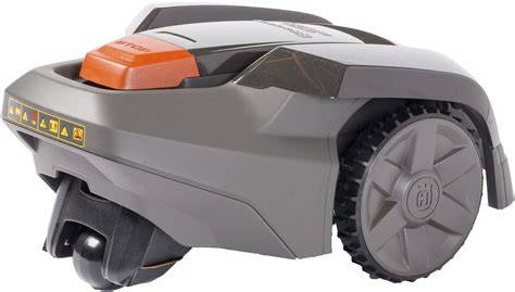 Husqvarna Automower 105 en fonctionnement sur une pelouse