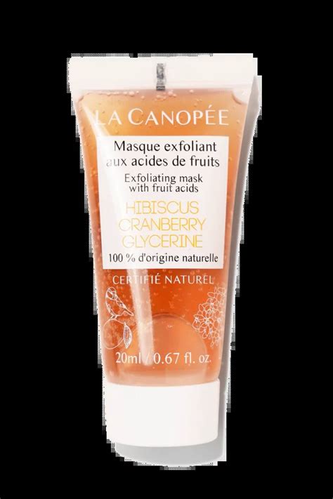 Masque exfoliant aux fruits
