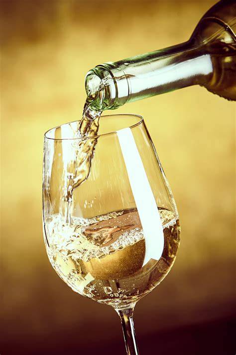Verre de vin blanc doux