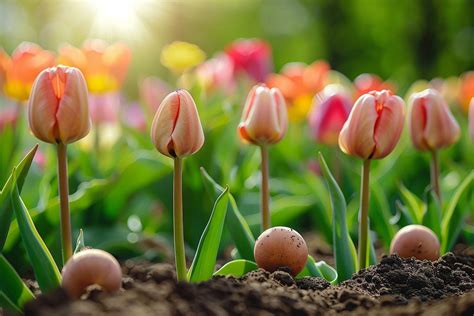 Machine hacheuse de feuilles de tulipes avant récolte des bulbes
