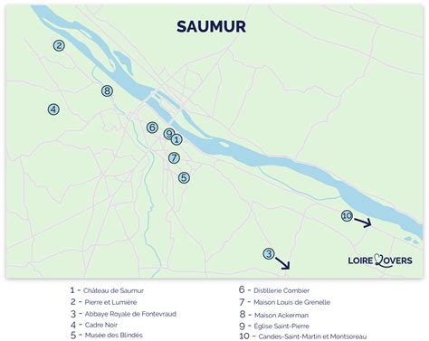 Carte des attractions touristiques autour de Combourg
