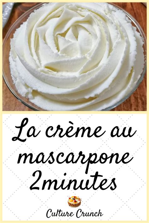 Préparation de la crème au mascarpone au robot