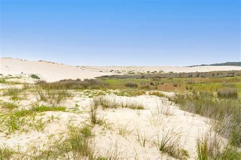 Vue panoramique des dunes de Corrubedo et des lagunes environnantes
