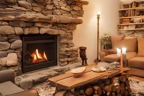 Intérieur d'une maison de maître rénovée avec cheminée et éléments d'origine