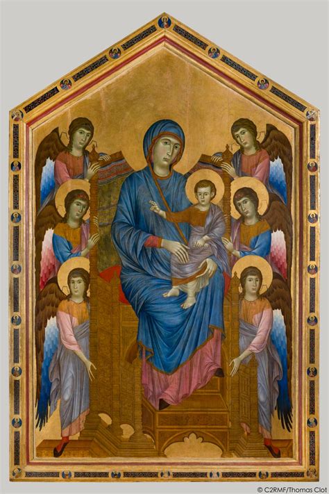 La Vierge en majesté (Maestà) de Cimabue