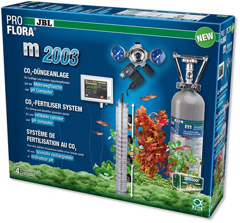 Illustration d'un kit CO2 complet pour aquarium