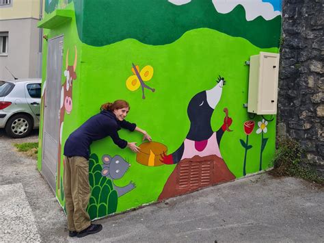 Fresque murale des jardins partagés de Méricourt
