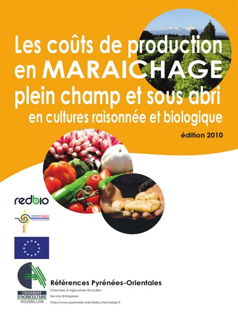 Coûts de production en maraîchage