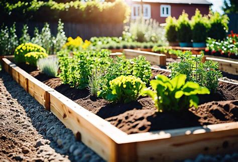 Carrés potagers surélevés pour un potager d'entreprise