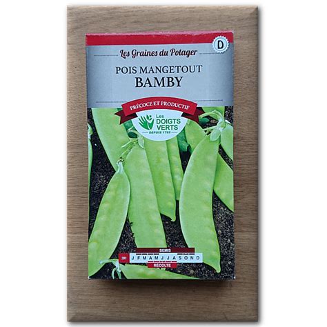 Gousses de pois mangetout Bamby