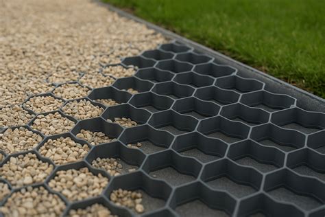 Installation d'un stabilisateur de gravier