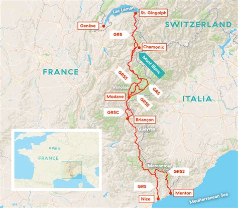Signalisation du GR5 en montagne