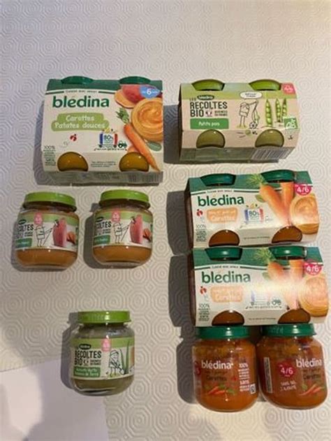 Diagramme illustrant la proportion des ingrédients dans le petit pot Blédina