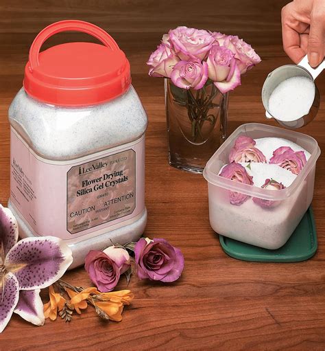 Gel de silice pour séchage de fleurs