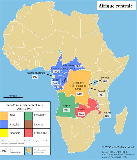 Carte de l'Afrique de l'Ouest et Centrale, soulignant les enjeux des semences