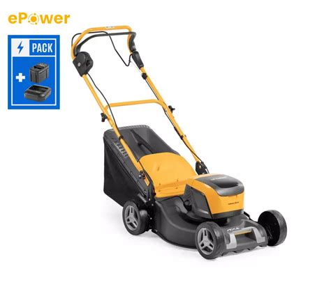 Tondeuse à batterie Stiga avec chargeur