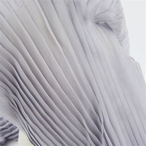 Mousseline plissée accordéon