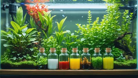 divers engrais liquides pour aquarium