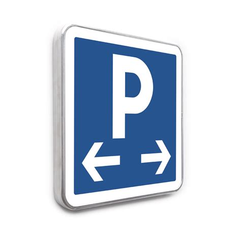 Panneau indiquant l'accès au parking de la cueillette