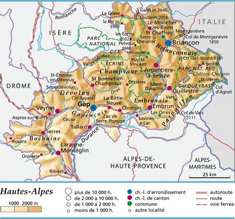 Carte de répartition de la brunelle en France, avec un focus sur les Hautes-Alpes