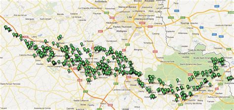 carte des terrils remarquables du bassin minier