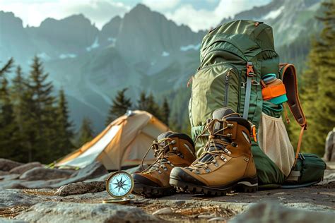 équipement de randonnée sur un terril (bonnes chaussures)