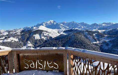 Panorama sur le Mont Blanc depuis les Saisies