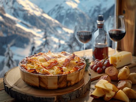 Repas savoyard traditionnel après la course