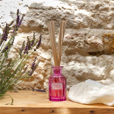 Schéma de diffusion d'un bouquet parfumé